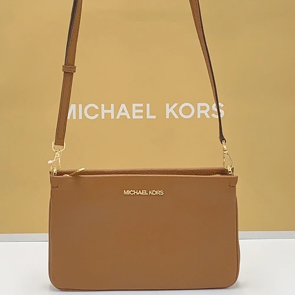 MICHAEL KORS LARGE TRIPLE XBODY BAG LUGGAGE COLOR - Picture 3 of 16